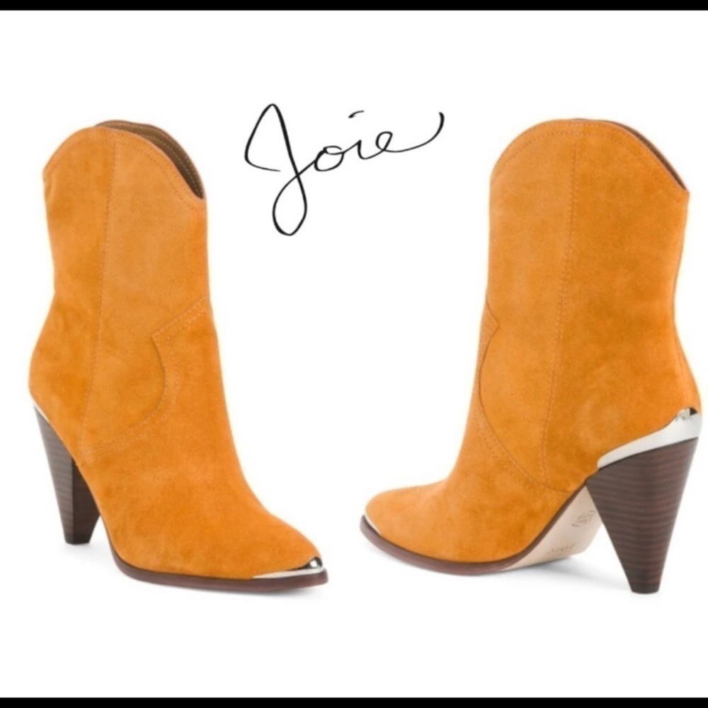 Joie Western Garner Suede Boot 7 NIB